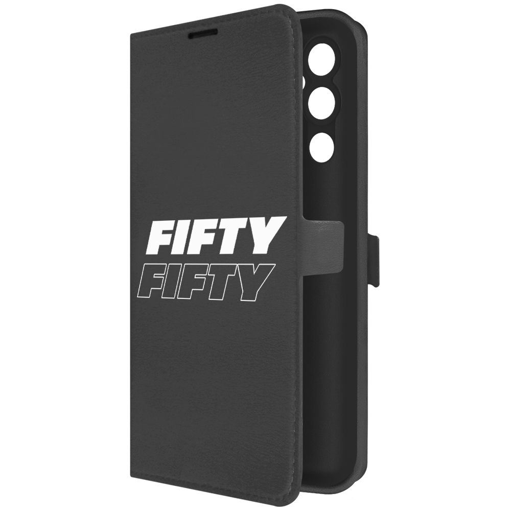 

Чехол-книжка Krutoff Eco Book для TECNO Pova 4 Fifty Fifty (Фифти-Фифти) (черный)