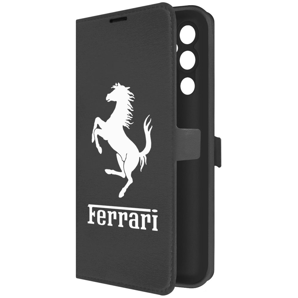 

Чехол-книжка Krutoff Eco Book для Tecno Pova 4 Ferrari черный