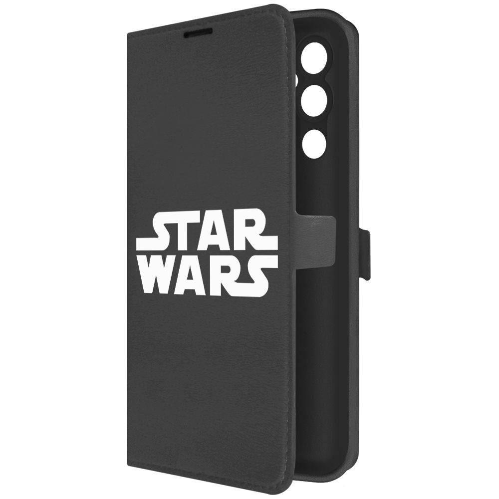 

Чехол-книжка Krutoff Eco Book для Tecno Pova 4 Star Wars черный