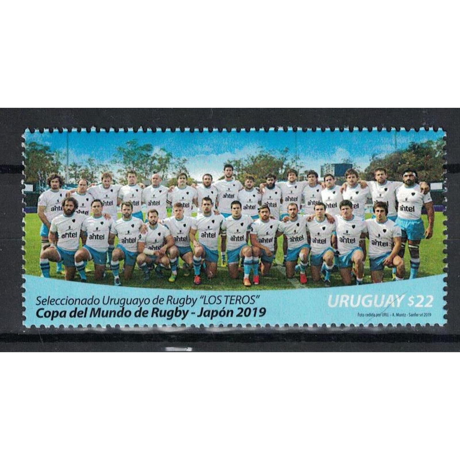 

Почтовые марки Уругвай Чемпионат мира по регби - Япония 2019 Спорт, uy3674