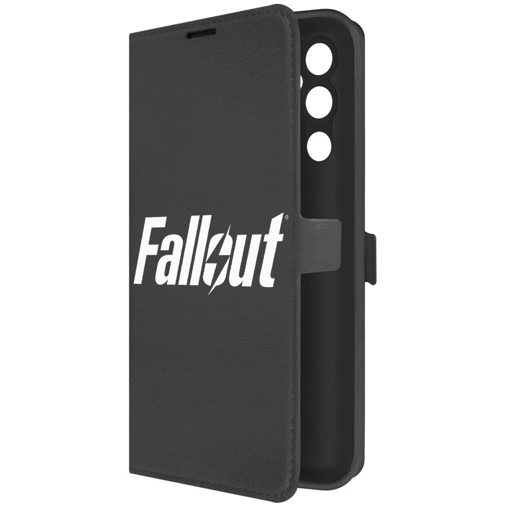

Чехол-книжка Krutoff Eco Book для Tecno Pova 4 Fallout черный
