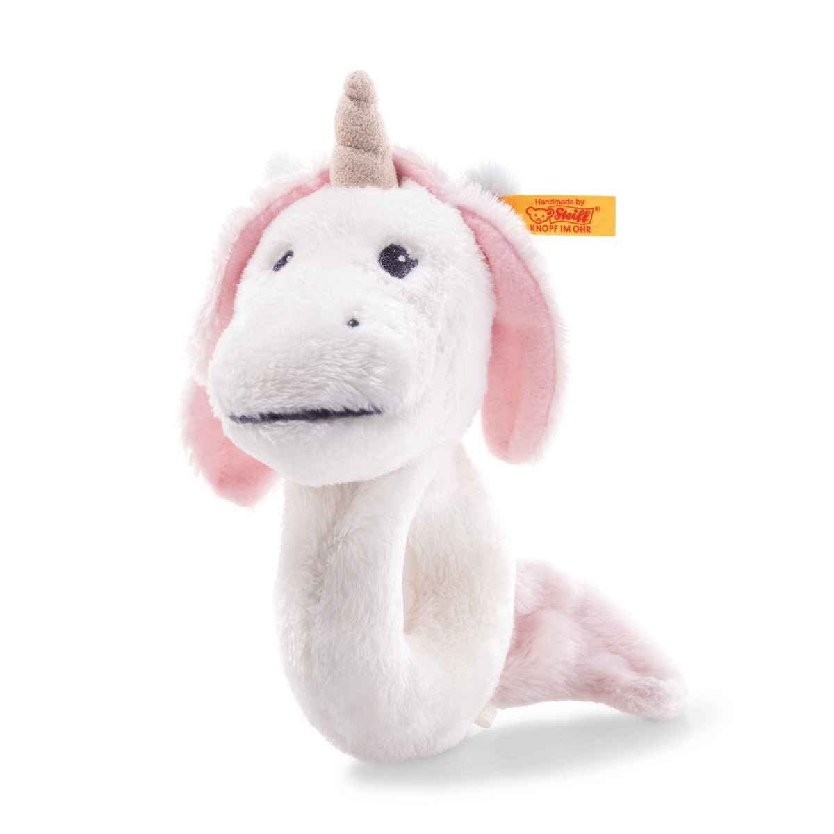 Погремушка Steiff Soft Cuddly Friends Unica Babe unicorn grip toy with rattle Штайф Малыш ручки капиллярные grip finepen 10цв 0 4мм трехгранные пластик уп faber castell