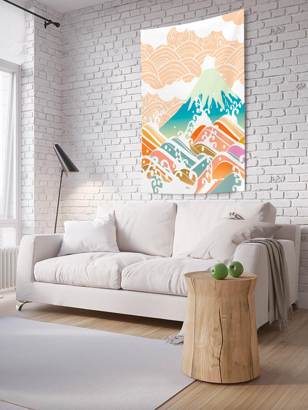 

Вертикальное фотопанно на стену JoyArty Горные волны 100x150 см, Горные волны