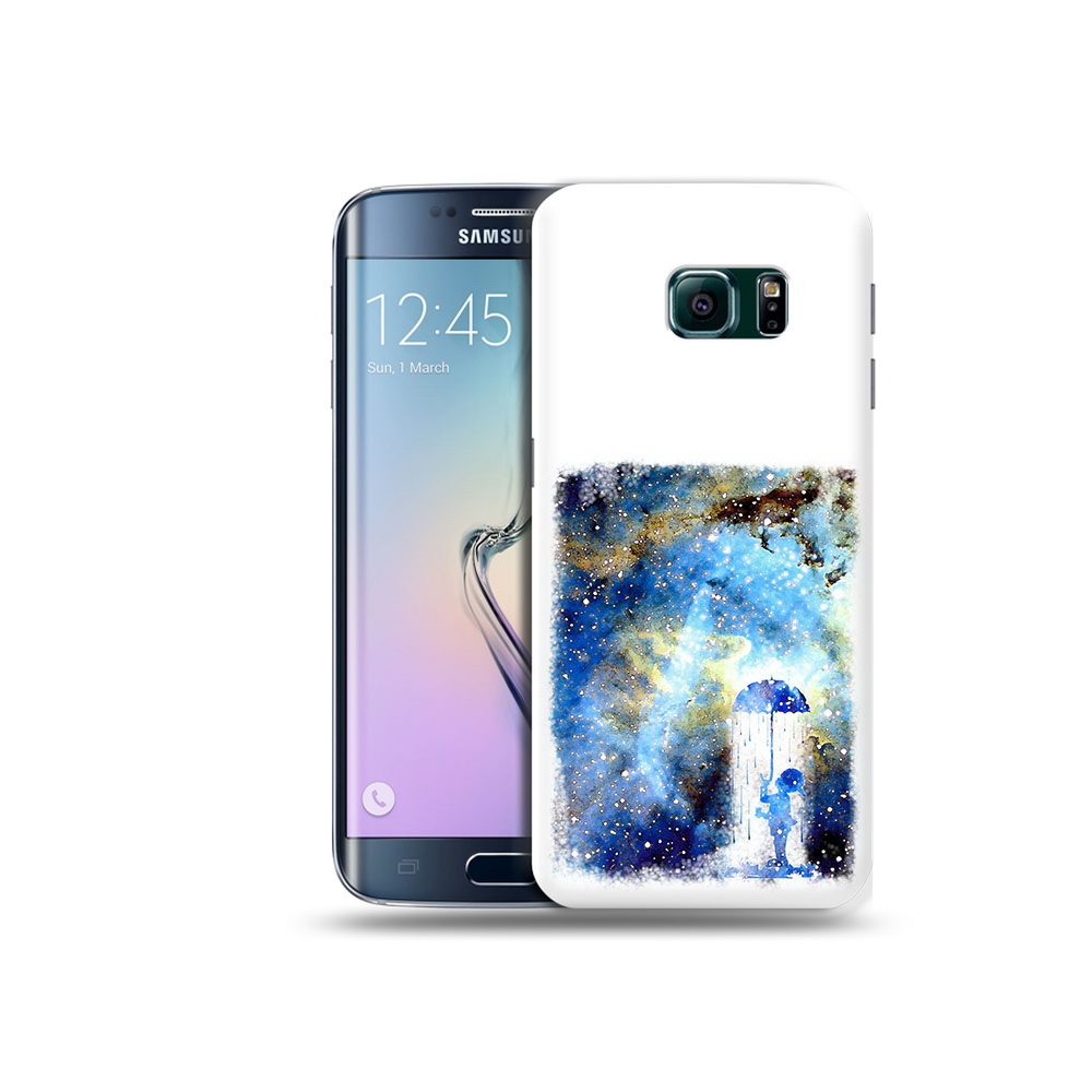 

Чехол MyPads Tocco для Samsung Galaxy S6 Edge мальчик в небе, Прозрачный, Tocco