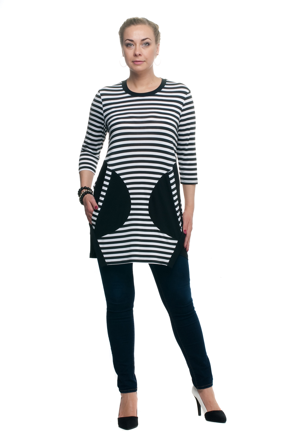 

Туника женская OLSI 1606021 белая 48 RU, 1606021