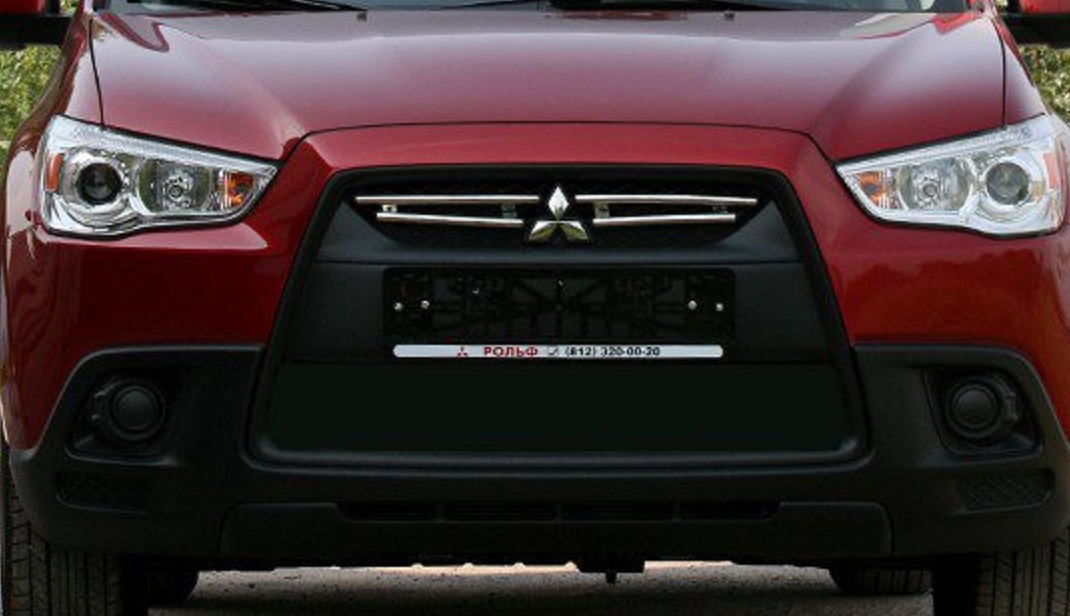 

Декоративные элементы решетки радиатора Souz-96 для Mitsubishi ASX от 2010, d16, 2 шт