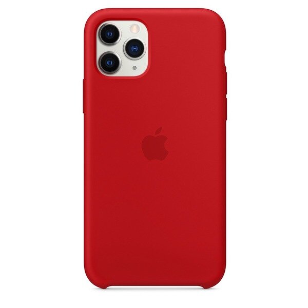 фото Чехол для iphone 11 pro silicone красный nobrand