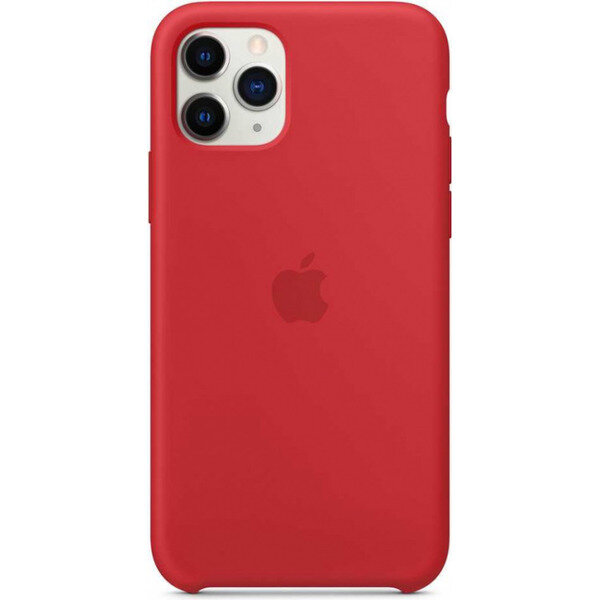 фото Чехол для iphone 11 pro max silicone бордовый nobrand