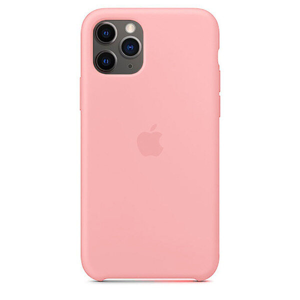 фото Чехол для iphone 11 pro max silicone розовый nobrand