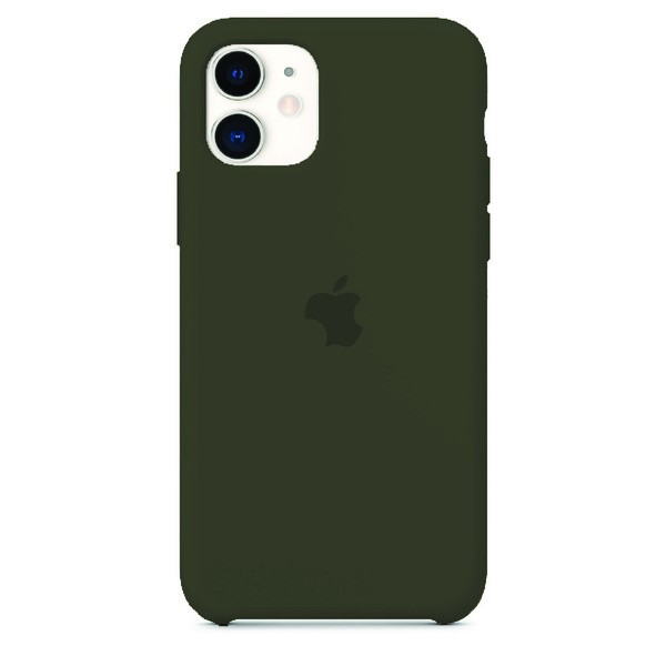 фото Чехол для iphone 12 mini silicone болотный nobrand