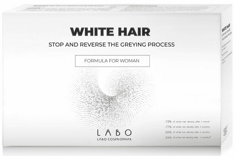 

Средство для уменьшения седины LABO COSPROPHAR WHITE HAIR для мужчин амп.3,5 мл №20