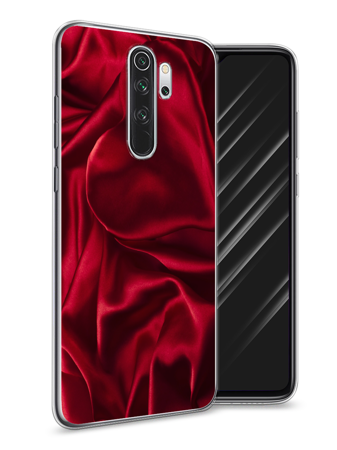 

Чехол Awog на Xiaomi Redmi Note 8 Pro "Текстура красный шелк", Разноцветный, 36650-3