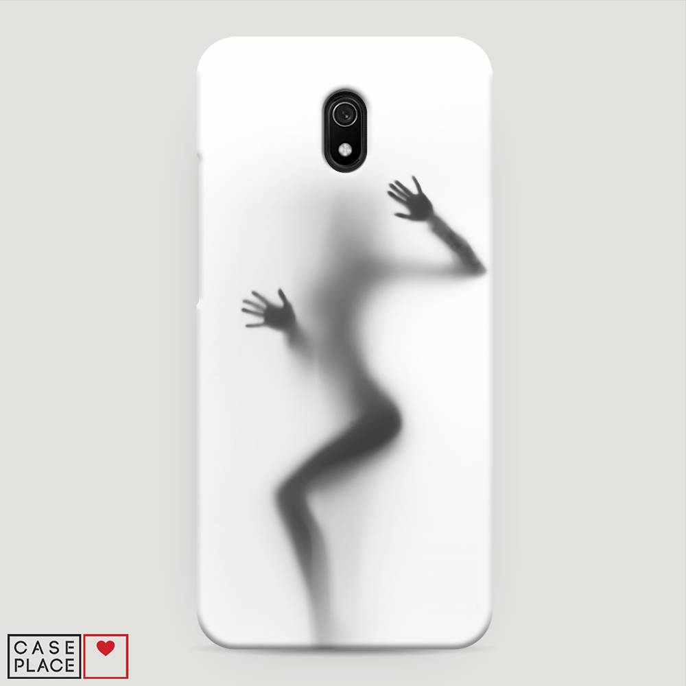 

Пластиковый чехол "Девушка в душе" на Xiaomi Redmi 8A, 37220-5