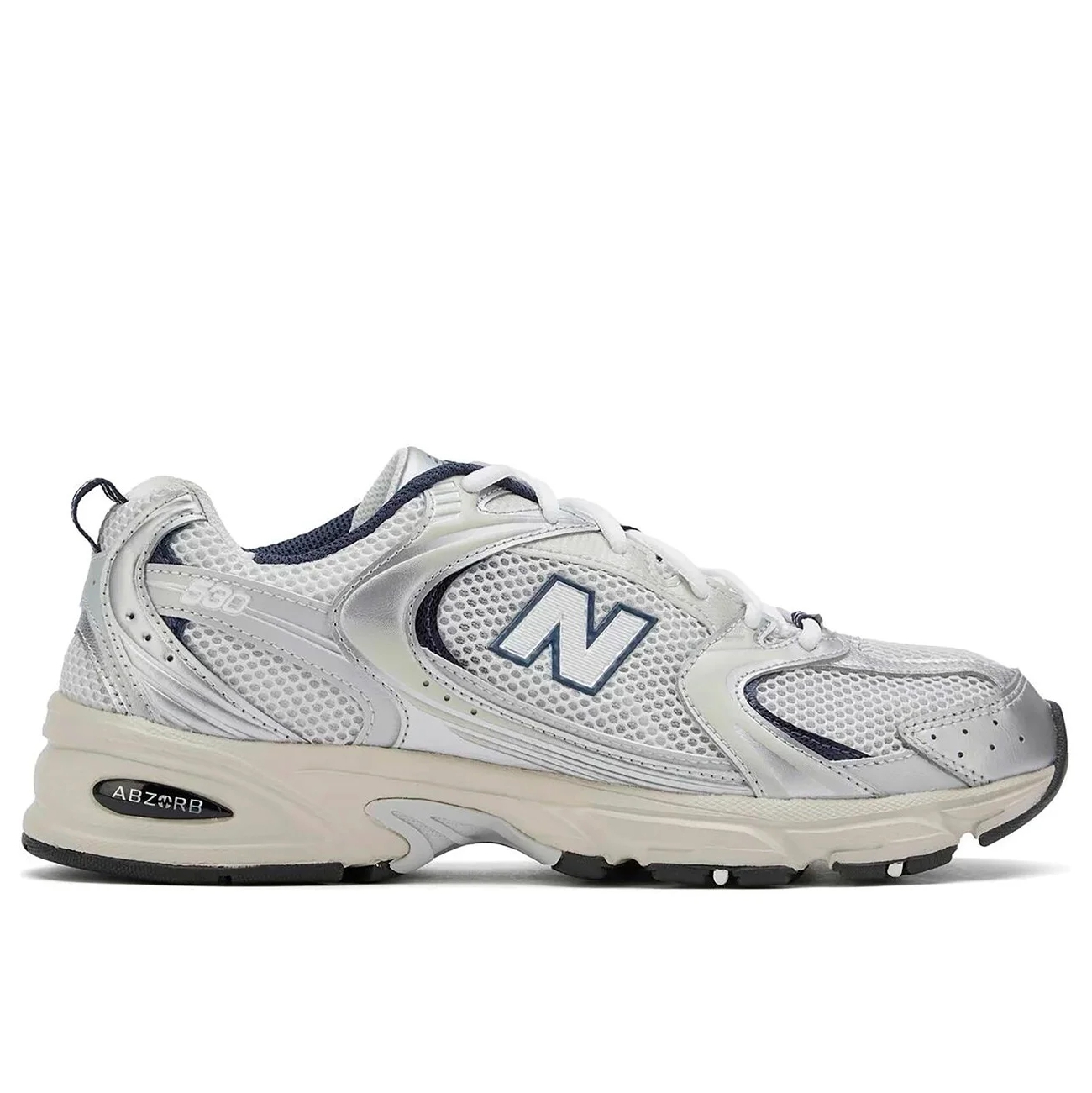 

Кроссовки мужские New Balance NB530 серебристые 8 US, Серебристый, NB530