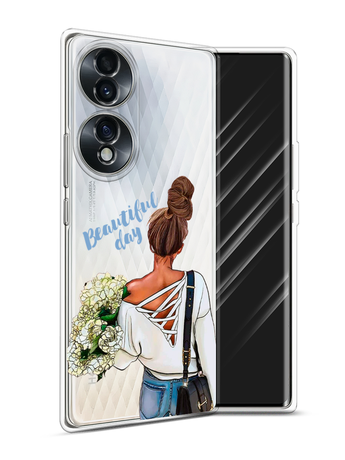 

Чехол Awog на Honor 70 "Beautiful day vector", Разноцветный, 6108250-6