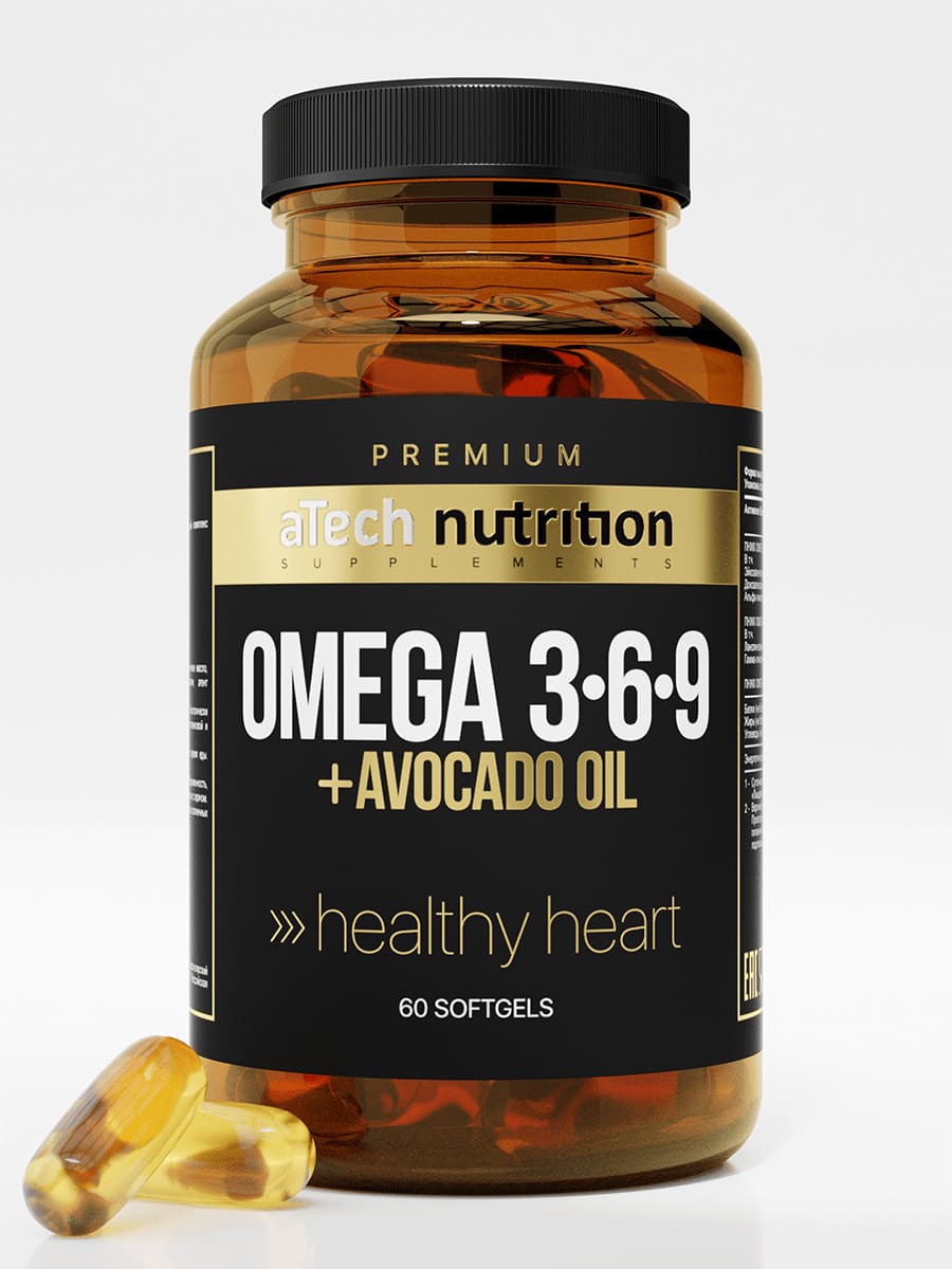 Купить Омега 3-6-9 Atech Nutrition PREMIUM Omega 3-6-9 капсулы 60 шт.