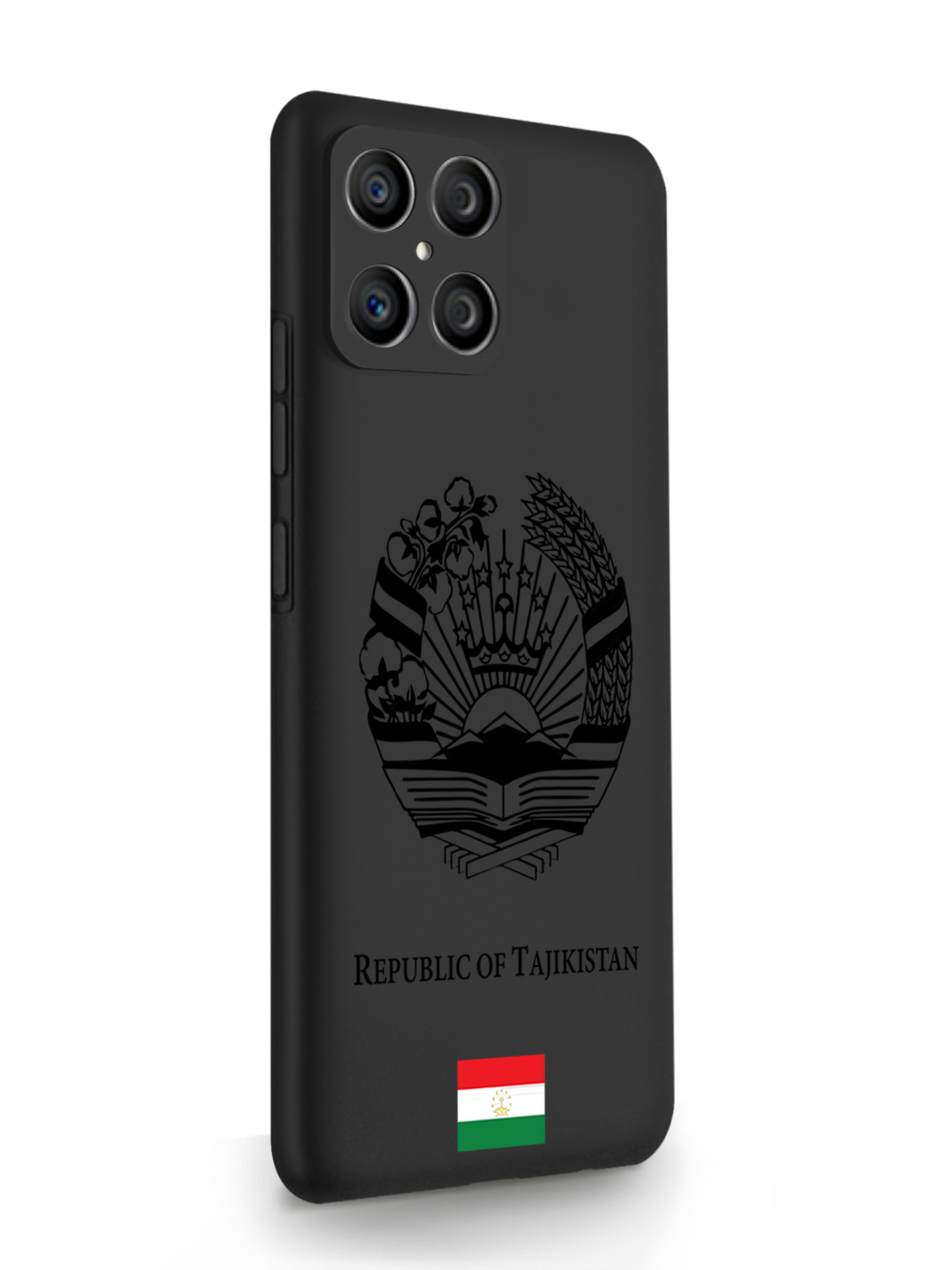

Чехол SignumCase HONOR X8 Черный лаковый Герб Таджикистана черный, HONOR X8 Черный лаковый Герб Таджикистана
