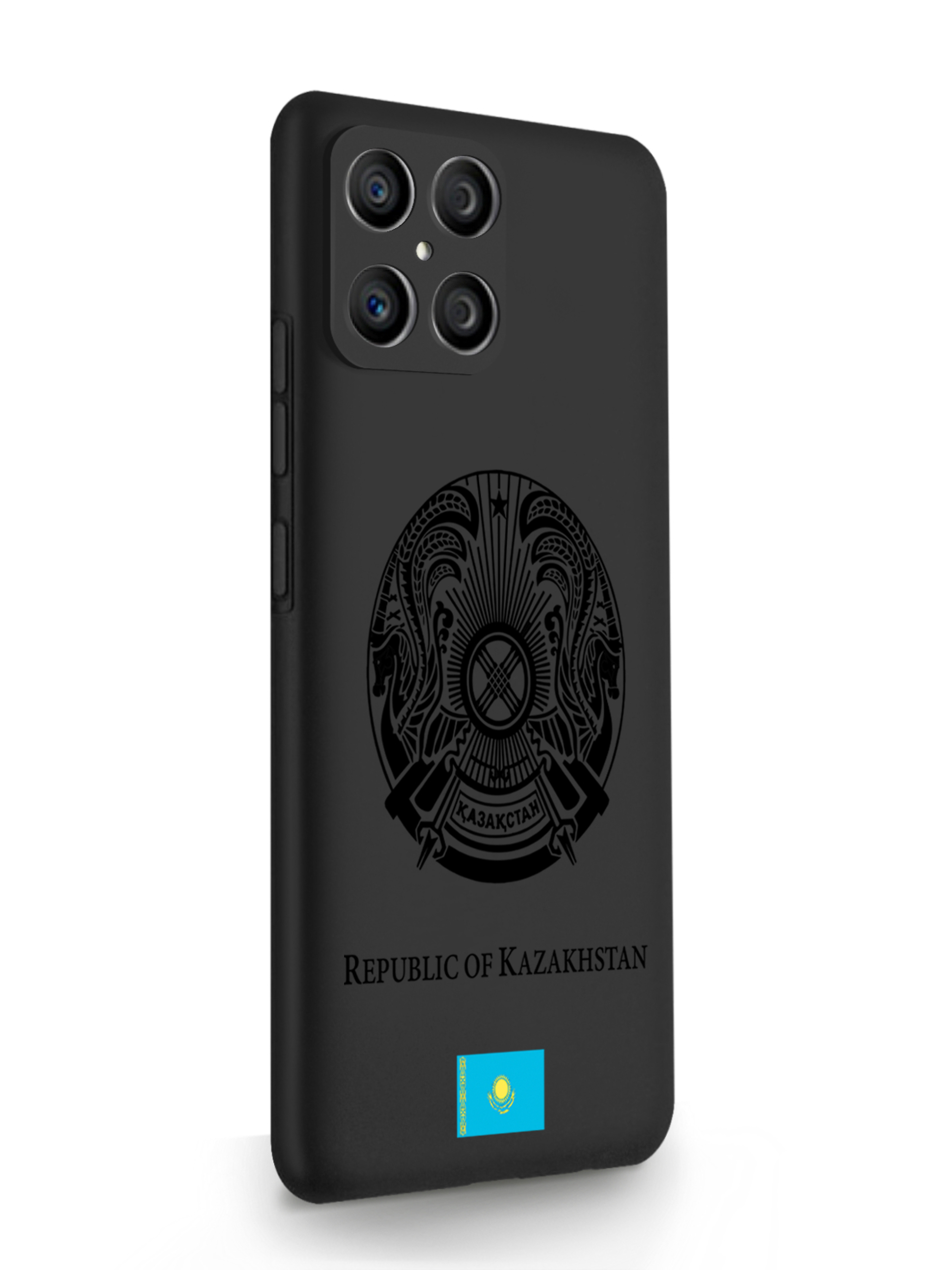 

Чехол SignumCase HONOR X8 Черный лаковый Герб Казахстана черный, HONOR X8 Черный лаковый Герб Казахстана