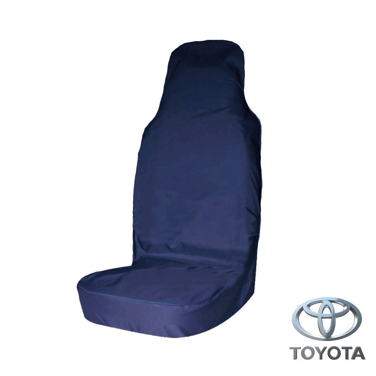 Грязезащитный чехол на переднее водительское сиденье Toyota Land Cruiser 105 Tplus синий