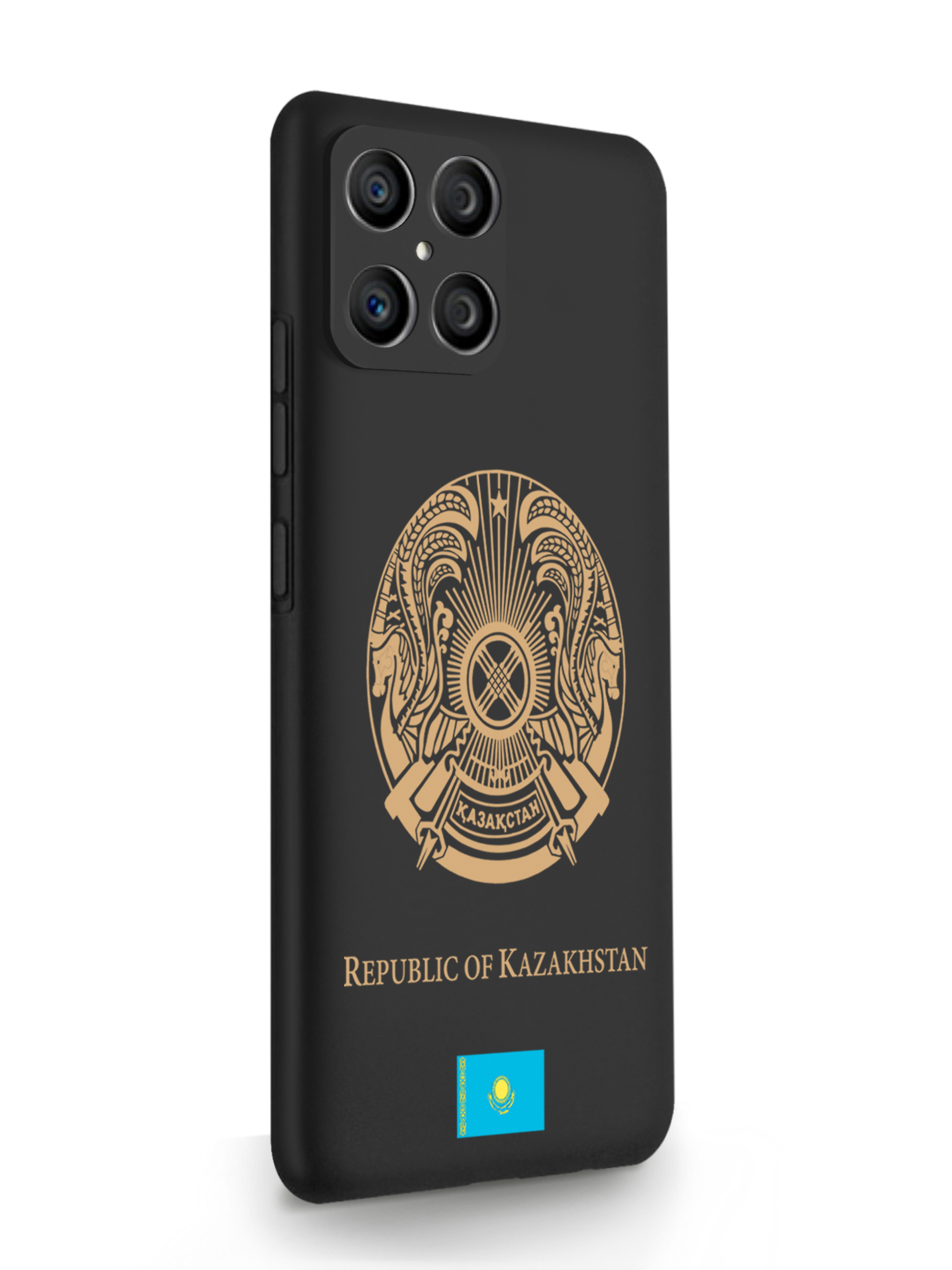 

Чехол SignumCase HONOR X8 Золотой Герб Казахстана черный, Золотистый;черный, HONOR X8 Золотой Герб Казахстана