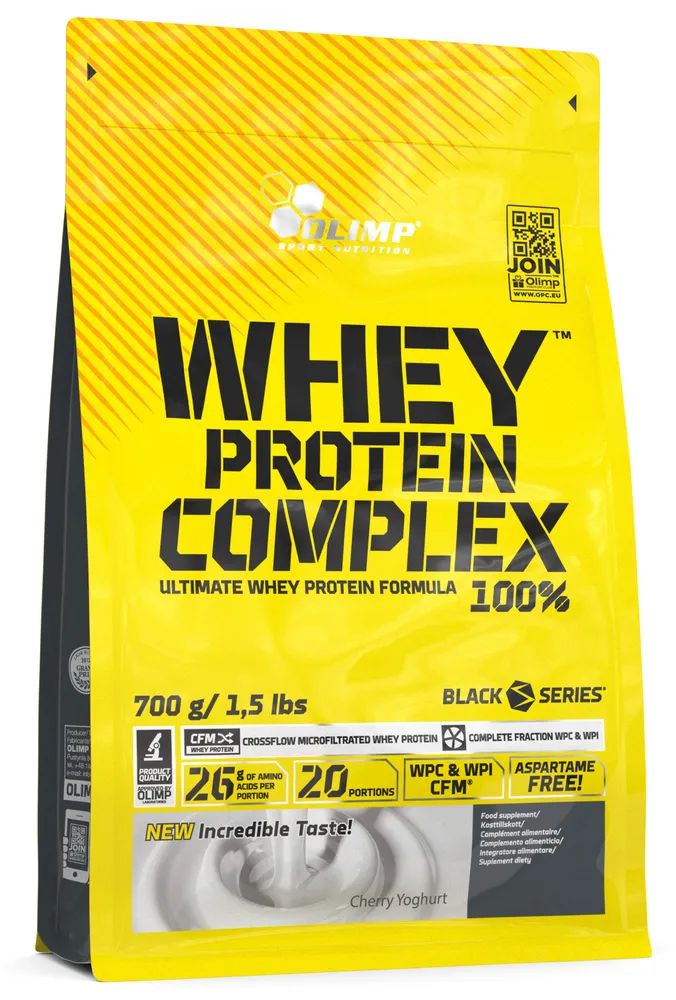 Протеин Olimp Sport Nutrition 100% Whey Protein Complex 700 г, вишневый йогурт