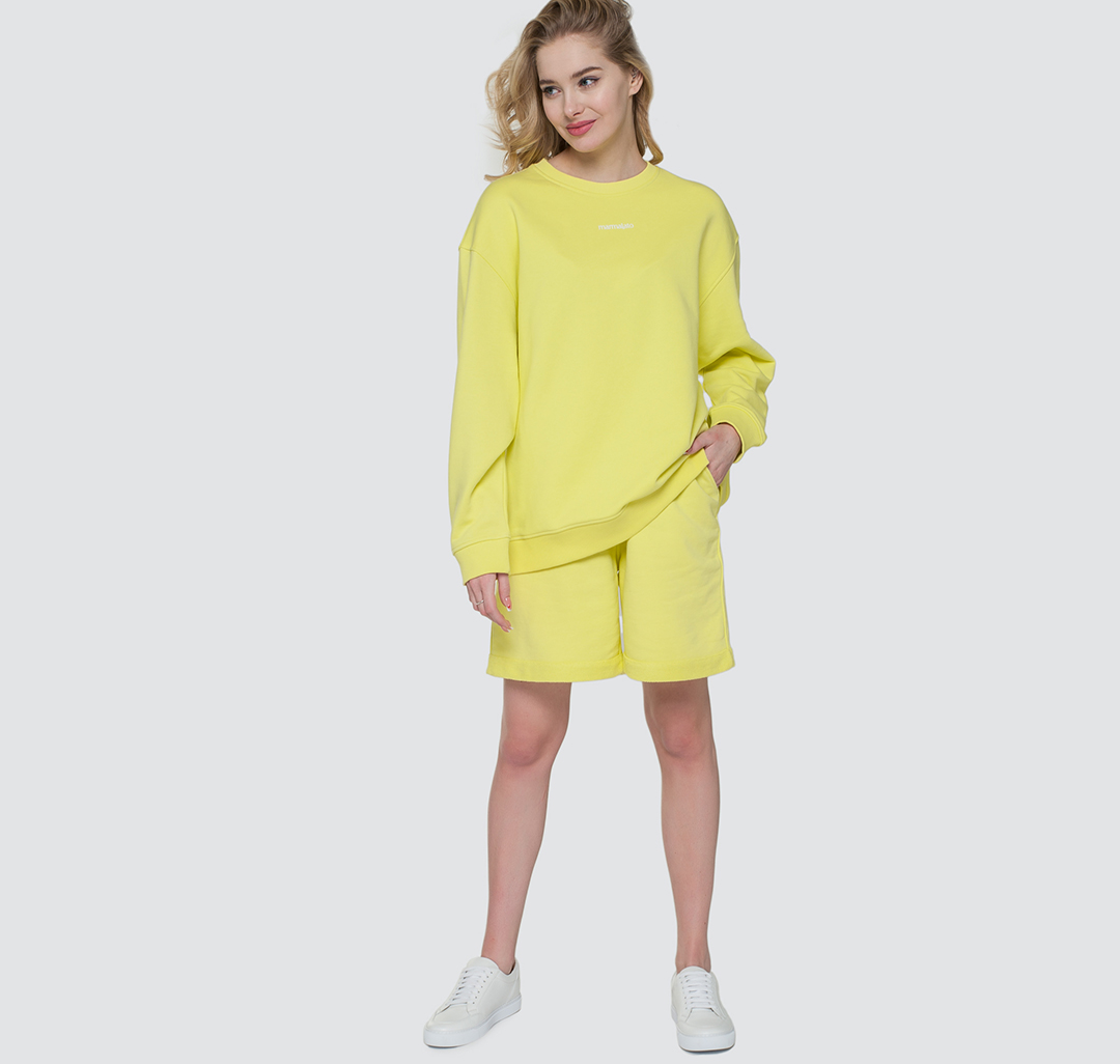 

Свитшот женский Marmalato 1047-006 желтый S/M, 1047-006