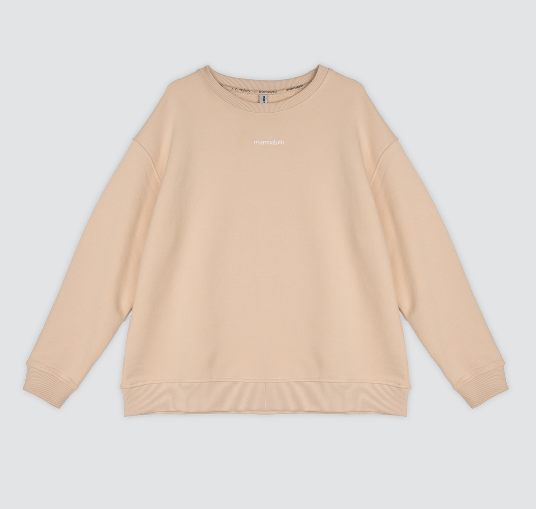 

Свитшот женский Marmalato 1047-006 бежевый S/M, 1047-006