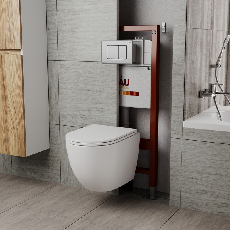

Комплект унитаза с инсталляцией BAU Dream Q111300-BL0001-HQ3-Q 6в1, 10744