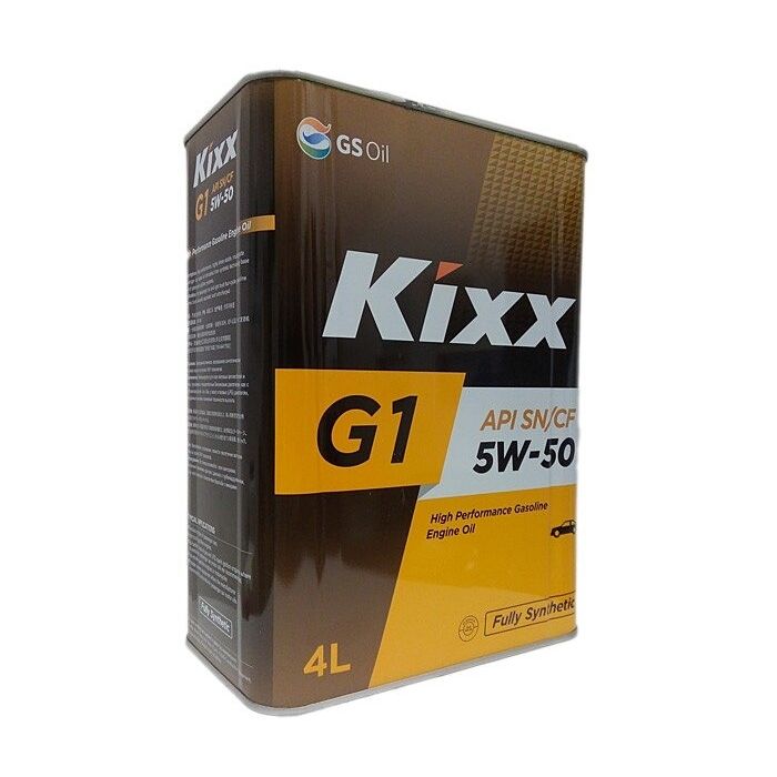 Моторное масло Kixx g1 sn 5w50 4л