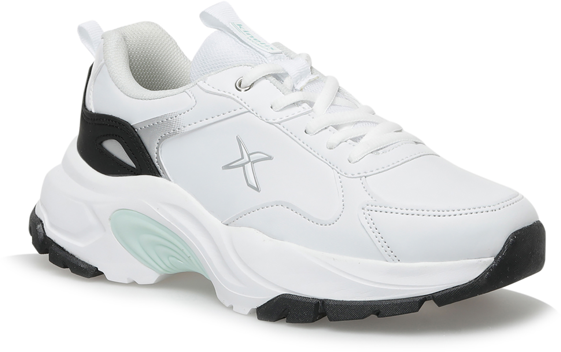 Кроссовки женские Kinetix WHITE SNEAKER VALERIA PU W 2PR белые 38 EU