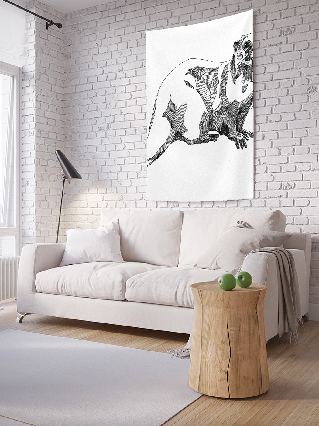 

Вертикальное фотопанно на стену JoyArty Речная выдра 150x200 см, Речная выдра