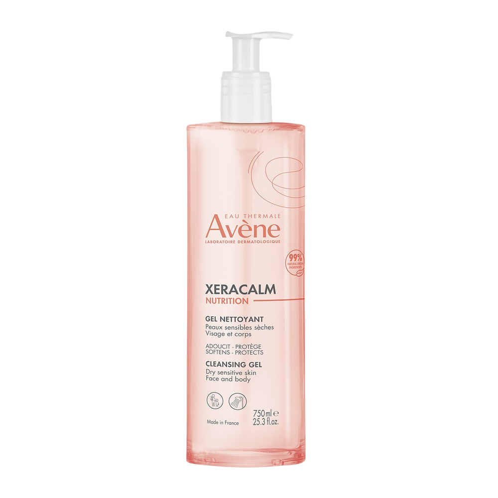 Гель Avene XeraCalm Nutrition легкий питательный очищающий 750 мл