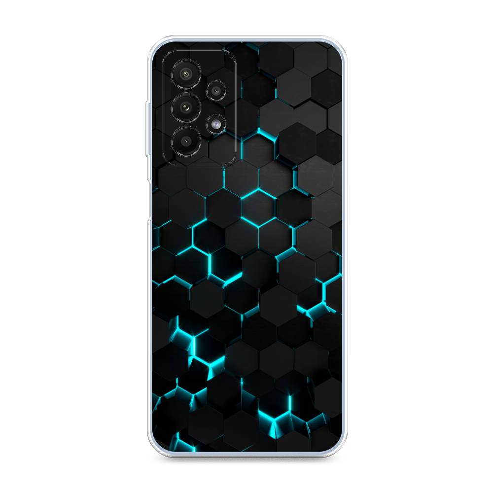 

Чехол Awog на Samsung Galaxy A23 / Самсунг A23 "Соты бирюзовые", Разноцветный, 2105050-3