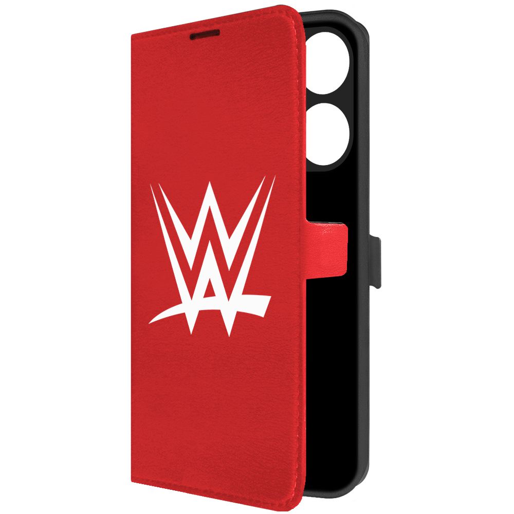 

Чехол-книжка Krutoff Eco Book для TECNO POP 7 Pro WWE (красный)