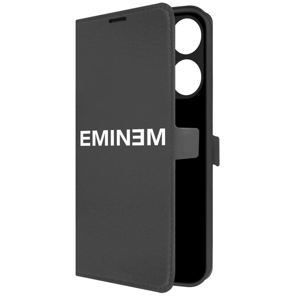 

Чехол-книжка Krutoff Eco Book для Tecno Pop 7 Eminem черный