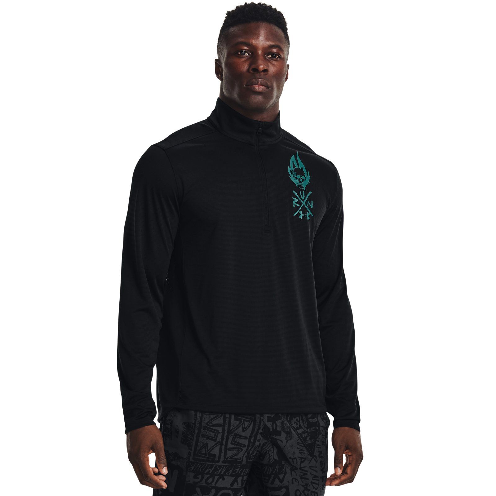 

Лонгслив мужской Under Armour UA Destroy All Miles 1/2 Zip бежевый LG, UA Destroy All Miles 1/2 Zip