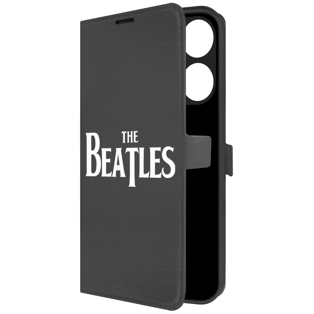 

Чехол-книжка Krutoff Eco Book для Tecno Pop 7 Beatles черный