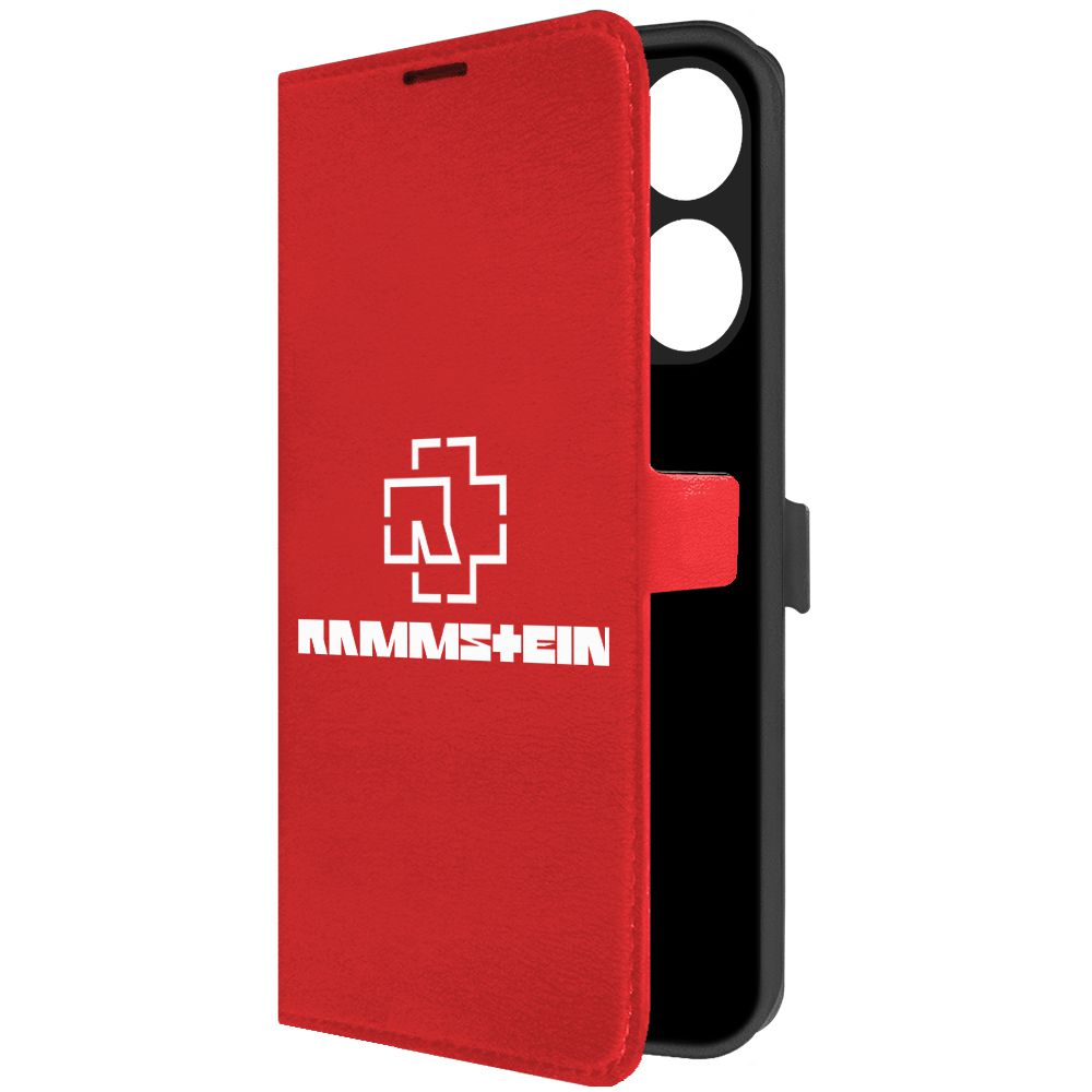 

Чехол-книжка Krutoff Eco Book для TECNO POP 7 Rammstein (Рамштайн) (красный)