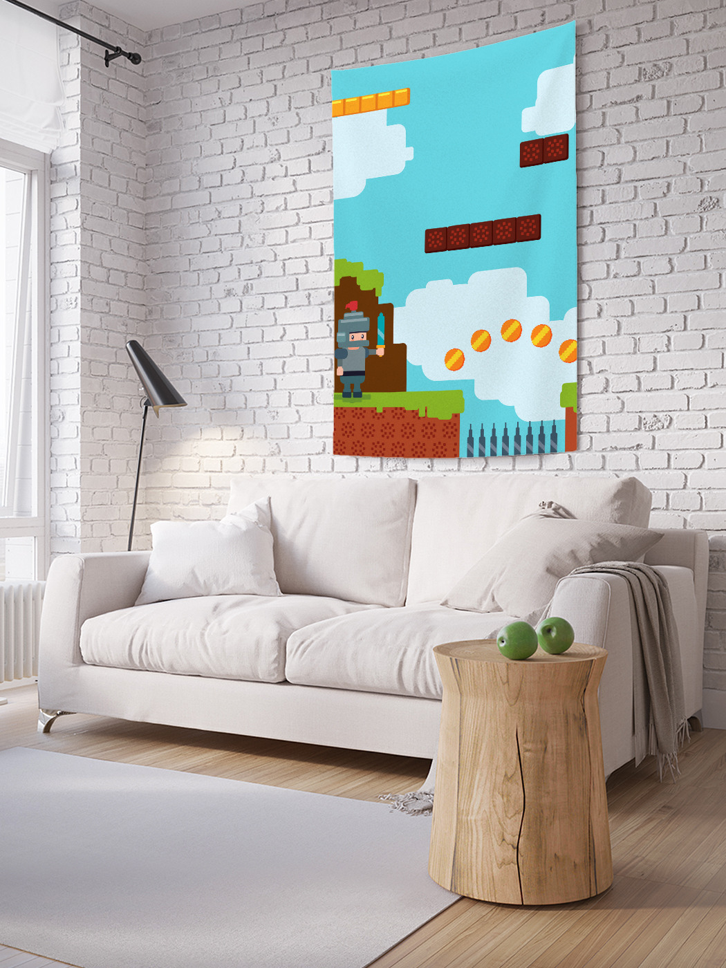 

Вертикальное фотопанно на стену JoyArty Игра про рыцаря 100x150 см, Игра про рыцаря