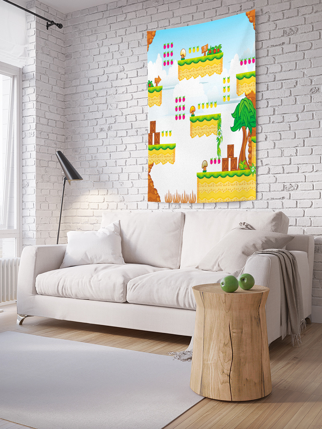 

Вертикальное фотопанно на стену JoyArty Игровой уровень 100x150 см, Игровой уровень