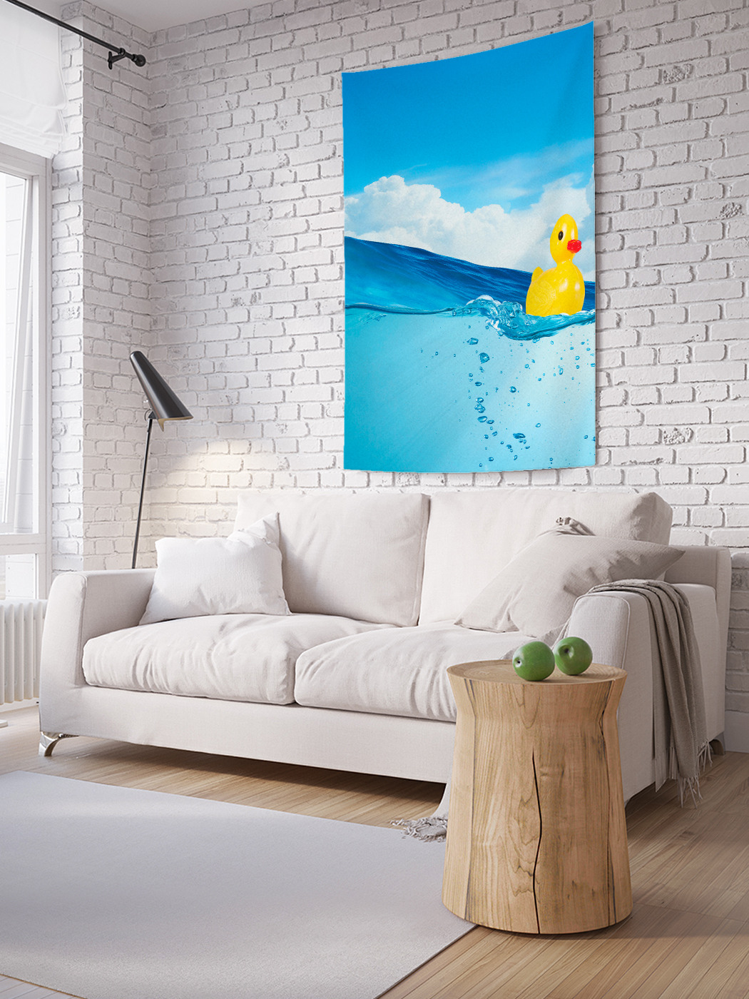 

Вертикальное фотопанно на стену JoyArty Морская утка 100x150 см, Морская утка