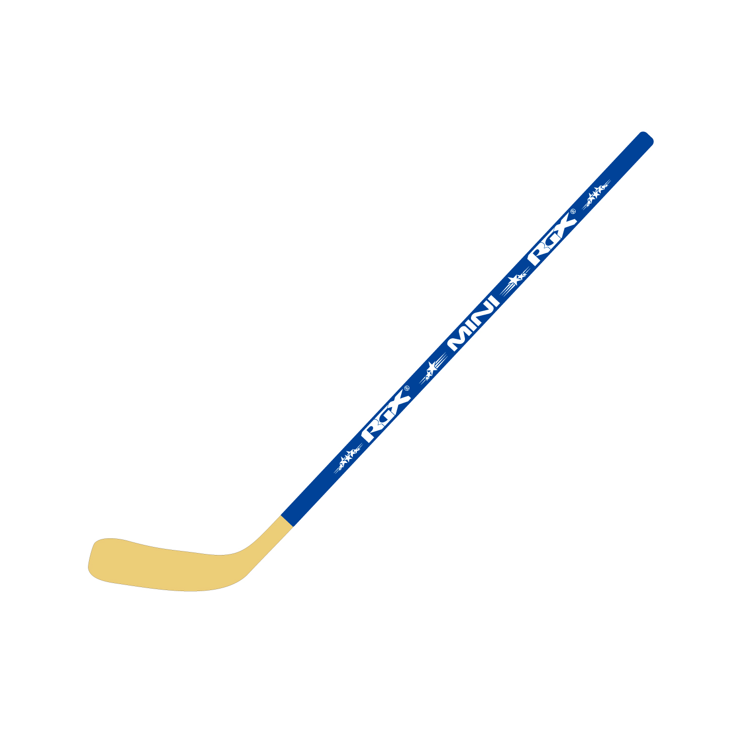 Клюшка детская RGX Mini для хоккея с шайбой, синяя клюшка флорбольная acito medi 35 yellow 85 round прямой