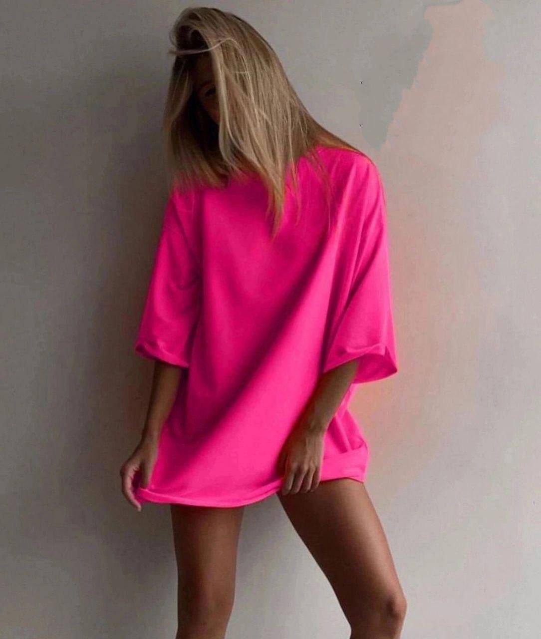 

Футболка женская NoBrand 66 розовая, Розовый, 66