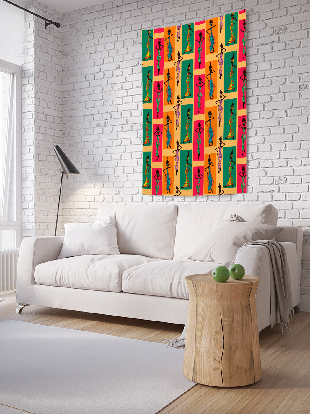 

Вертикальное фотопанно на стену JoyArty Девушки Африки 100x150 см, Девушки Африки