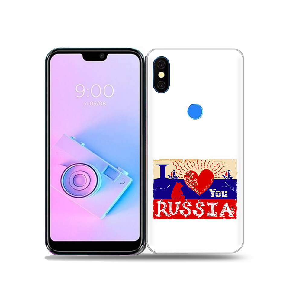 

Чехол MyPads Tocco для BQ 5731L Люблю Россию, Прозрачный, Tocco