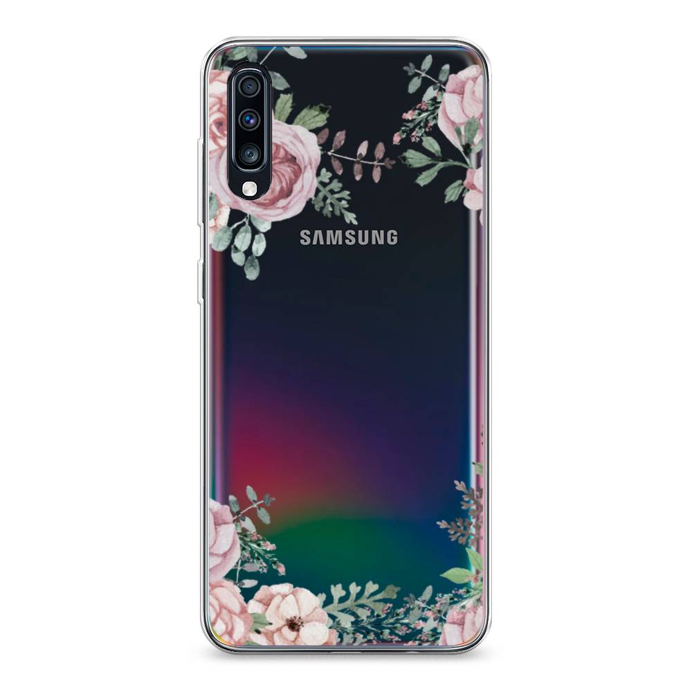 

Чехол Awog на Samsung Galaxy A70 "Нежные розы акварель", Разноцветный, 28150-8