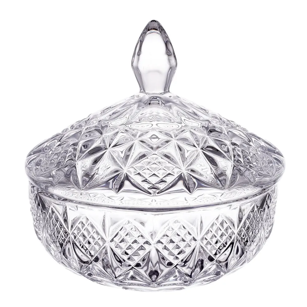 

Конфетница с крышкой Crystalite Bohemia Sirius-nova 15 см, 215630002