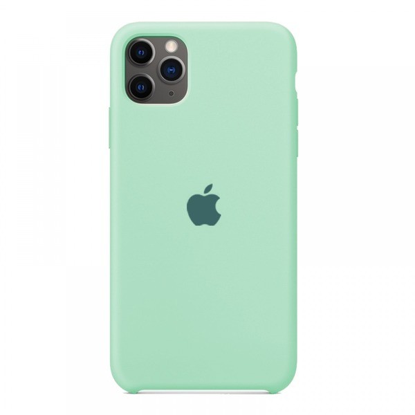 фото Чехол для iphone 12 mini silicone мятный nobrand