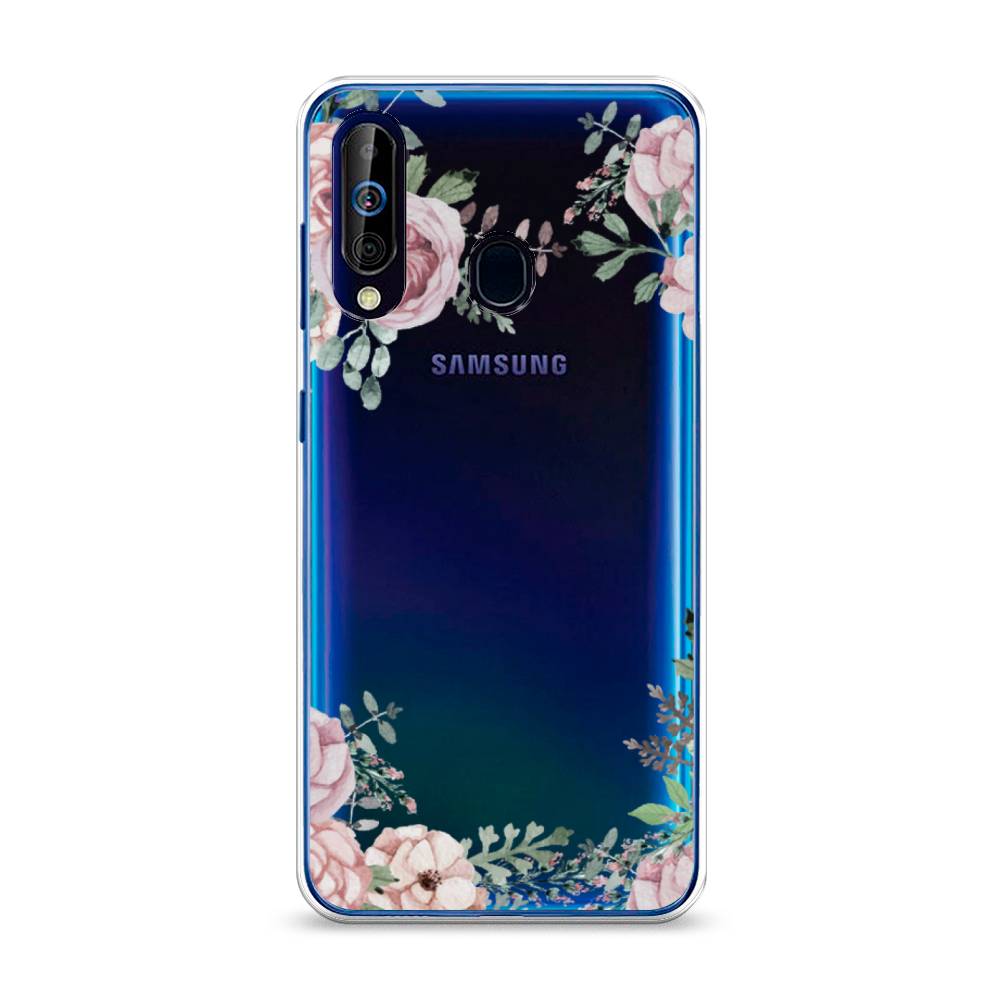 

Чехол Awog на Samsung Galaxy A60/M40 "Нежные розы акварель", Разноцветный, 28250-8