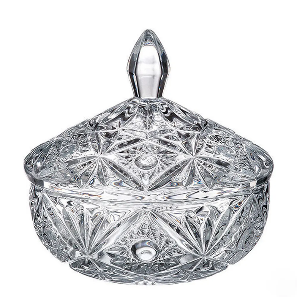

Конфетница с крышкой Crystalite Bohemia Miranda 15 см, 190890002